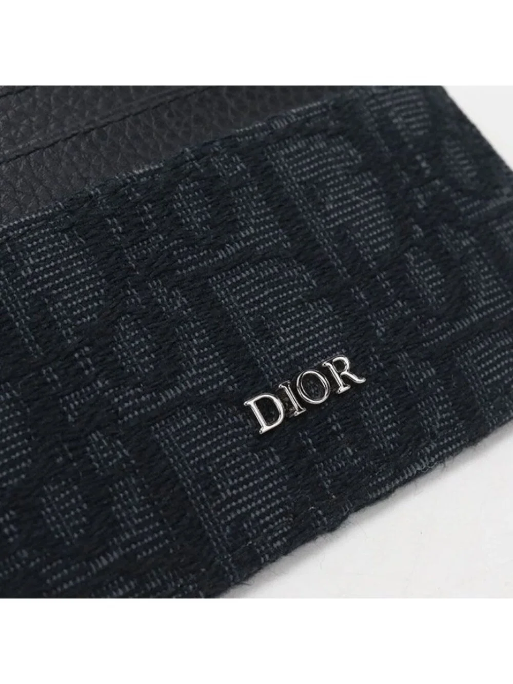 Dior Card Holder Oblique Case Jacquard